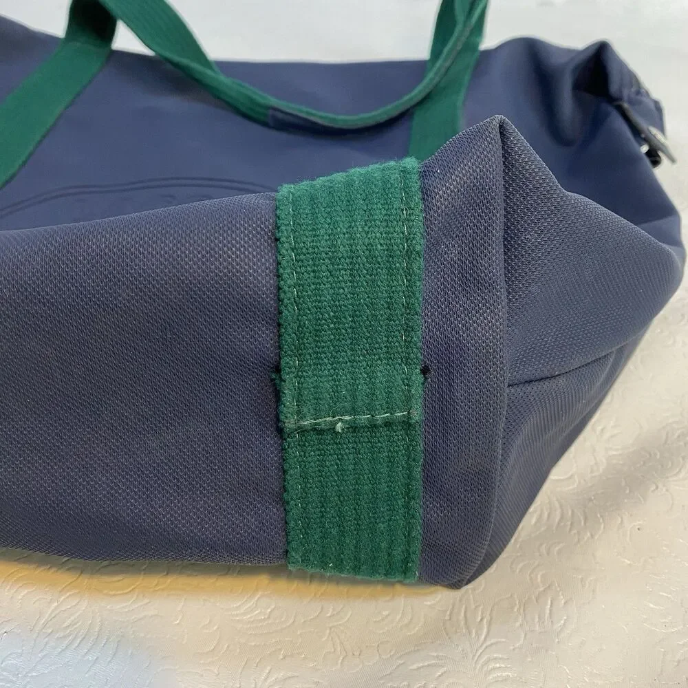 Vintage Lacoste Navy Blue Canvas Tote Bag